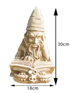 Stone Effect Wizard Garden Ornament