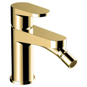 RAK Ischia Bidet Brushed Gold Modern Bidet Tap Solid Brass