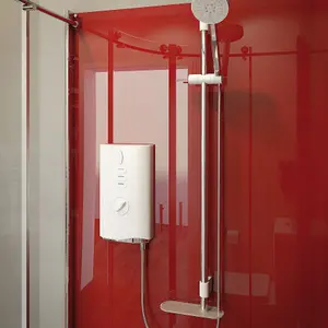 Mira Sport Max Airboost White Electric Shower, 10.8kW