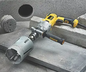 Dewalt D21570K Dry Diamond Core Drill Rotary Hammer Percussion Drill 110v