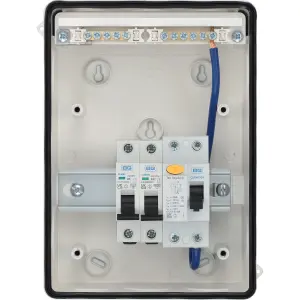 BG 3-way Garage Consumer unit with 40A mains switch