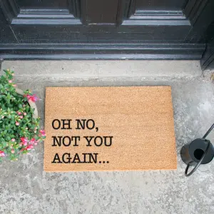 Oh No Not You Again Doormat - Regular 60x40cm