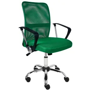 Beliani Minimalist Office Chair Green BEST