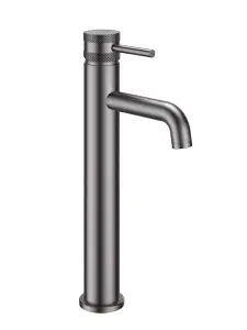 UK Home Living Avalon Core Tall Mono Basin Mixer Gunmetal