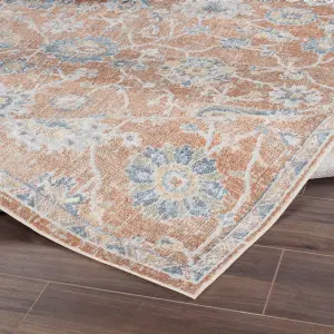 RUBY Machine Washable Vintage Area Rug 160 x 213 cm