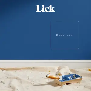 Lick Blue 111 Matt Emulsion paint, 2.5L