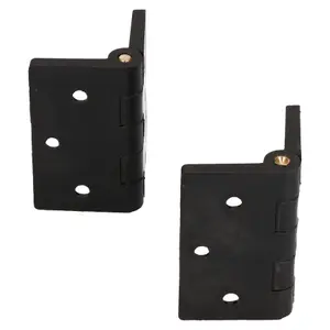 Reinforced Nylon Hinge Plastic 64x67mm Italian Industrial Door Locker Hatch 2PK