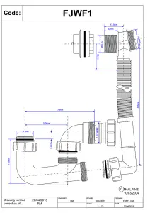 McAlpine FJWF1 Wasteflow with FJ10 Trap