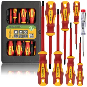 BLOSTM Insulated Screwdriver Set 8 Piece