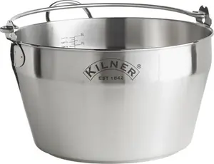 Kilner Silver Stainless Steel Preserving Jam Pan