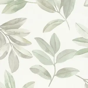 Galerie The New Design Book Green Twig Leaf Wallpaper