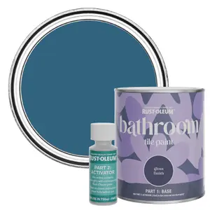 Rust-Oleum Cobalt Gloss Bathroom Tile Paint 750ml