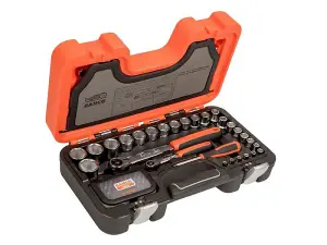 Bahco - SL79 Slim Socket Set of 79 Metric 1/4in & 1/2in Drive