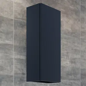 Lismore Matt Indigo blue Wall-mounted Single Bathroom Cabinet (H) 720mm (W) 300mm