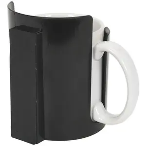 Durable Mechanics Magnetic Mug and Can Holder for Toolboxes - Black