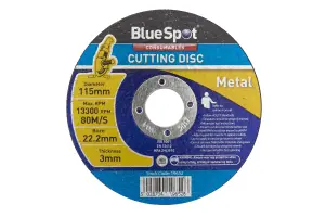 Blue Spot Tools - 115mm (4.5") Metal Cutting Disc