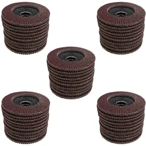 50 x Flap Discs 40 Grit Angle Grinder 4.5" (115mm) Flat Sanding Grinding AU025