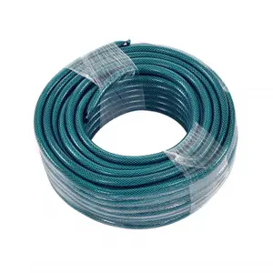 Oypla 50m PVC Flexible Green Hose Outdoor Garden Hose Pipe