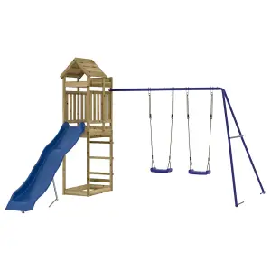 Berkfield Outdoor Playset Impregnated Wood Pine