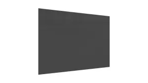 ALLboards 100x80cm dark grey magnetic glass board - frameless glass board, tempered glass suitable for neodymium magnets