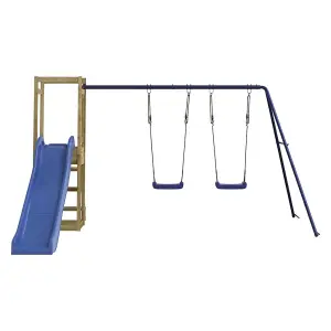 Berkfield Outdoor Playset Impregnated Wood Pine