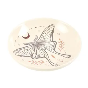 Something Different Luna Moth Incense Holder Beige/Grey (One Size)