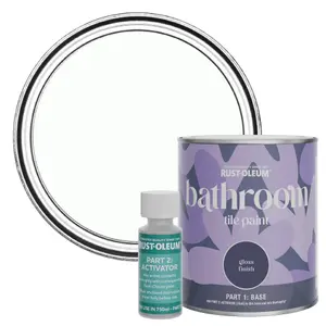 Rust-Oleum Moonstone Gloss Bathroom Tile Paint 750ml