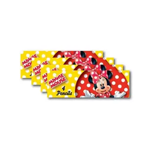 Disney Minnie Mouse Pencil Set (Pack of 8) Red/Yellow (One Size)