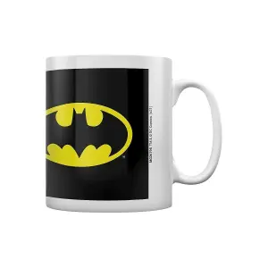 Batman Logo Mug Black/Yellow (One Size)