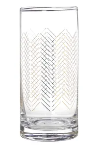 Interiors by Premier Set Of Four Jazz Highball Glasses