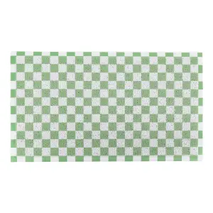 Green Check Doormat (70 x 40cm)