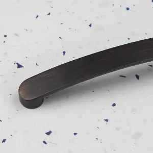 American Brushed Copper Kitchen Cabinet Handle 160mm Hole Centres