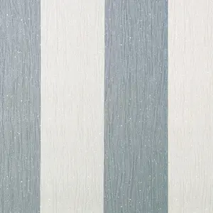 Crystal Stripe Wallpaper Silver Ivory Glitter Sparkle Striped Textured Vinyl