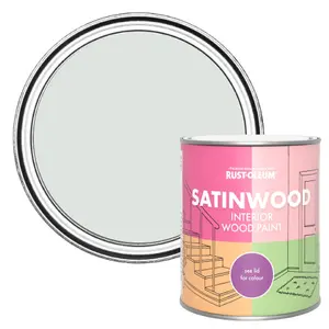 Rust-Oleum Library Grey Satinwood Interior Paint 750ml