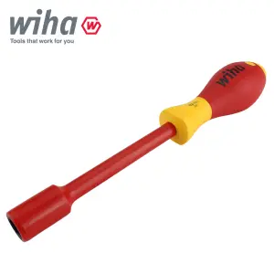 Wiha Hex Driver Screwdriver 1000v VDE Electrician 12mm SoftFinish Grip 00863