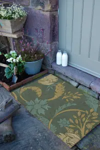 William Morris Blue Doormat (90 x 60cm)