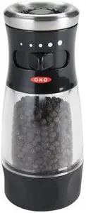 OXO Softworks Pepper Mill, Black, Ceramic