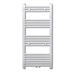 Bathroom Central Heating Towel Rail Radiator Straight 600 x 1160 mm