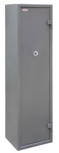 Phoenix Tucana GS8017K 7 Gun Safe with Internal Ammo Box and Key Lock.