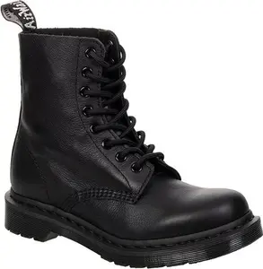 Dr Martens Mono Black Pascal Virginia Boots - Black Dms