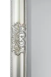 MirrorOutlet Austen Silver Elegant Full Length Mirror 160 x 74cm