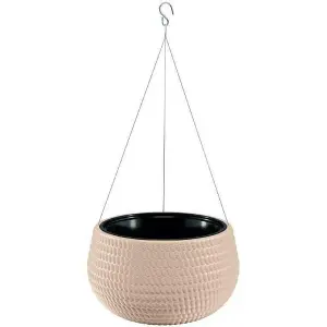 Hanging Planter Basket Pot Plaited Flower Planter Chain Home Garden Decorative Natural Lina