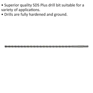 High-Quality 10 x 450mm SDS Plus Drill Bit for Smooth and Efficient Drilling