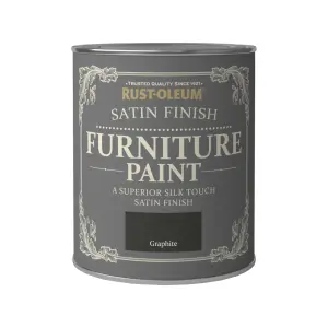 Rust-Oleum Graphite Satinwood Furniture paint, 125ml