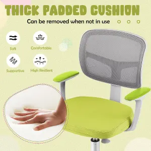 Costway Kids Computer Desk Chair Low-Back Task Study Chairs Children Office Task Chair