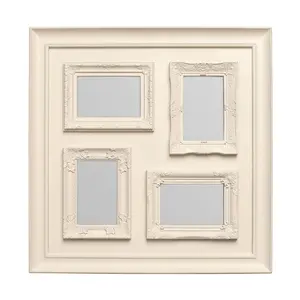 Maison by Premier 4 Photo Cream Plastic Multi Photo Frame