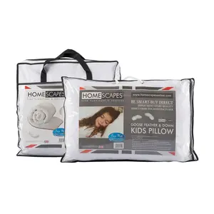 Homescapes Kids 4.5 Tog Goose Feather Duvet & Pillow Set