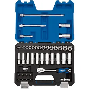 Draper 3/8" Sq. Dr. Metric Socket Set 42 Piece 16480