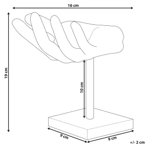 Figurine MANUK Aluminium Modern Glam Silver