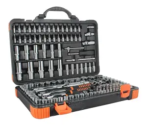 RICHMANN C4150, ratchet socket set 1/2", 1/4", 3/8", 151 Pcs S2 bits